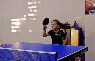 GSB Spor Okulları’nda masa tenisi çalışmaları...