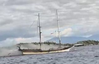 Gulet tekne küle döndü