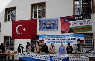 Gümüşhaneli miniklerden Sumud Filosu’na destek