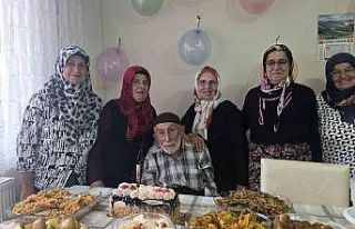 Hacı Hasan Dede’nin 95. yaş gününü böyle kutladılar