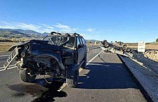 Hisarcık’ta trafik kazası: 4 yaralı