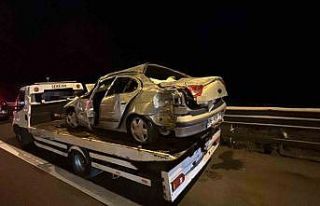 Hurdaya dönen araçta ağır yaralanmıştı, hastanede...