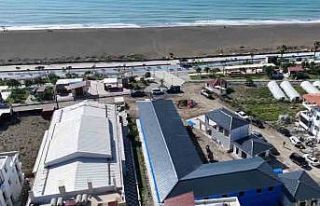 İnşası süren Hatay sörf merkezinin ulusal ve...