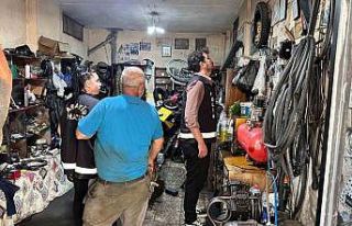İskenderun’da motosiklet tamircileri denetlendi