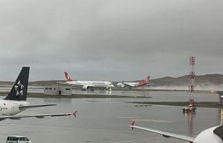 İstanbul Havalimanı’nda yağmur