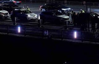 İstanbul’da köprüden atlamak isteyen kadını...