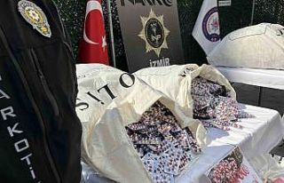 İzmir’de rekor miktarda sentetik uyuşturucu yakalandı