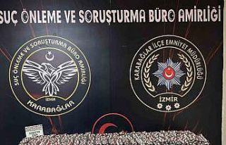 İzmir’de uyuşturucu operasyonu: 33 bin adet sentetik...