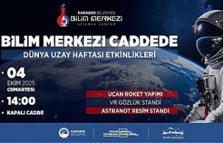 Karabük Belediyesi’nden Dünya Uzay Haftasına...