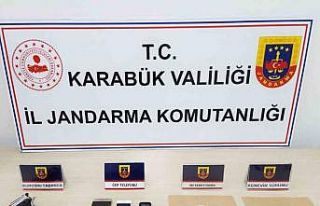 Karabük’te uyuşturucu operasyonunda 4 şüpheli...