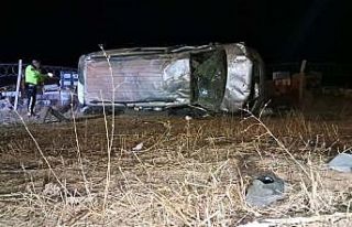 Karaman’da panelvan araç takla attı: 5’i çocuk...