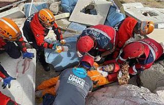 Karaman’da saha tatbikatı gerçeğini aratmadı