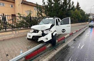 Karaman’da yağış nedeniyle kontrolden çıkan...