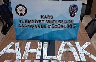 Kars’ta polisten asayiş uygulaması