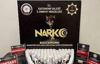 Kastamonu’da uyuşturucu maddeyle yakalanan 2 kişi...