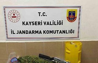 Kayseri’de 1 kilo 690 gram kubar esrar ele geçirildi:...