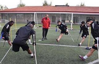 Kazada engelli oldu, futbolla hayata döndü