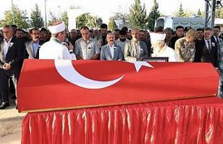 Kazada hayatını kaybeden uzman çavuş son yolculuğuna...