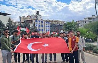 Kilis’te üniversite öğrencilerinden Filistin’e...