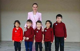 Kirazlı ve Şerbetpınarı İlkokul öğrencileri...