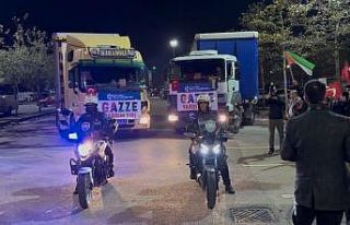 Kocaeli’den yardım tırları Gazze’ye doğru...