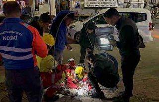 Konya Büyükşehir ekiplerinden köpek kurtarma operasyonu