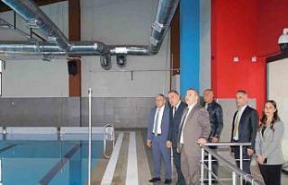 Köşk Yüzme Havuzu’nu incelediler