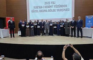 Kur’an-ı Kerim’i güzel okuma yarışmasında...