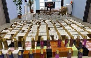 Kütahya’da 3 bin 755 şişe kaçak parfüm ele...