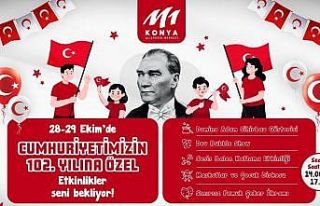 M1 Konya AVM’DE Cumhuriyet’in 102’nci yılı...