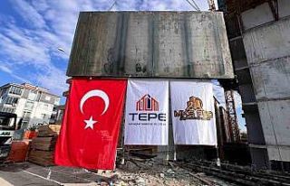 Malatya Güven Sitesi’nde beton işleri tamamlandı