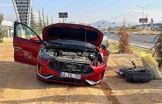 Malatya’da iki otomobil çarpıştı: 2 yaralı