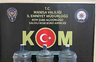 Manisa’da kaçak alkol operasyonu