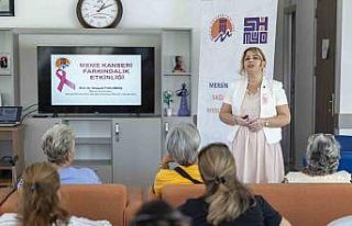 Mersin’de emekli kadınlara meme kanseri farkındalık...