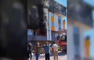 Mersin’de ev yangını korkuttu