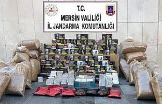 Mersin’de kaçak makaron operasyonu: 3 gözaltı