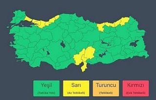 Meteoroloji sarı kod ile uyardı