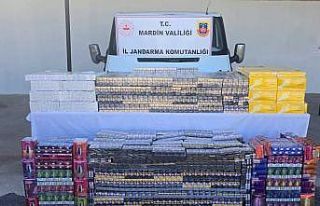 Midyat’ta minibüste 2 milyon liralık kaçak sigara...