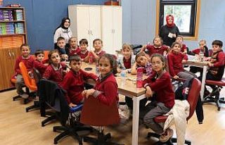 Minik öğrenciler atölyelerde yeteneklerini keşfetti