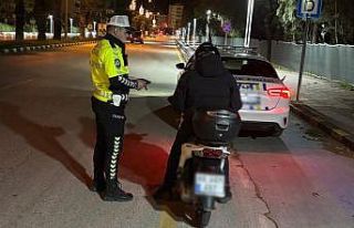Motosiklet denetiminde ceza yağdı