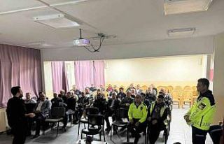 Mudurnu’da taşımalı eğitim şoförlerine güvenlik...