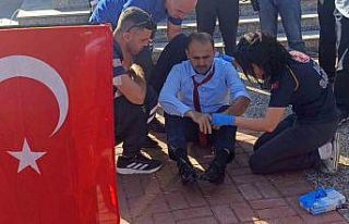 Muhtarlar Günü’nde kürsüde konuşan muhtar baygınlık...