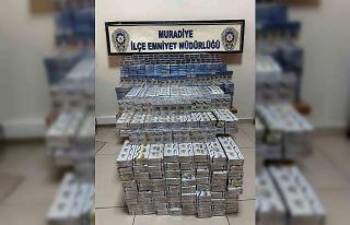 Muradiye’de 3 bin 750 paket kaçak sigara ele geçirildi