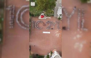 Öğrenciler Cumhuriyetin 102.yılını çizdi