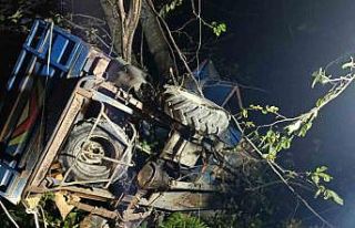 Ordu’da uçuruma yuvanlanan tarım aracının altında...