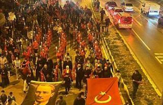 Osmaneli’de 29 Ekim Cumhuriyet Bayramı fener alayı...