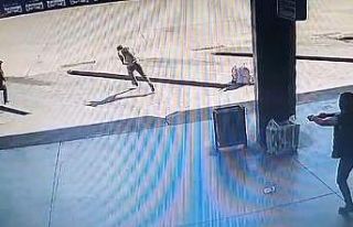 Otogarda yaşanan dehşet kamerada