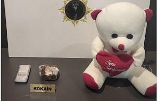 Oyuncak ayı içine gizlenen kokain ele geçirildi:...