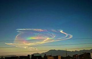 Pakistan’da görülen "ateş gökkuşağı"...