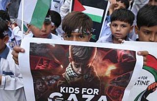 Pakistan’da İsrail’in Gazze’ye yönelik saldırıları...